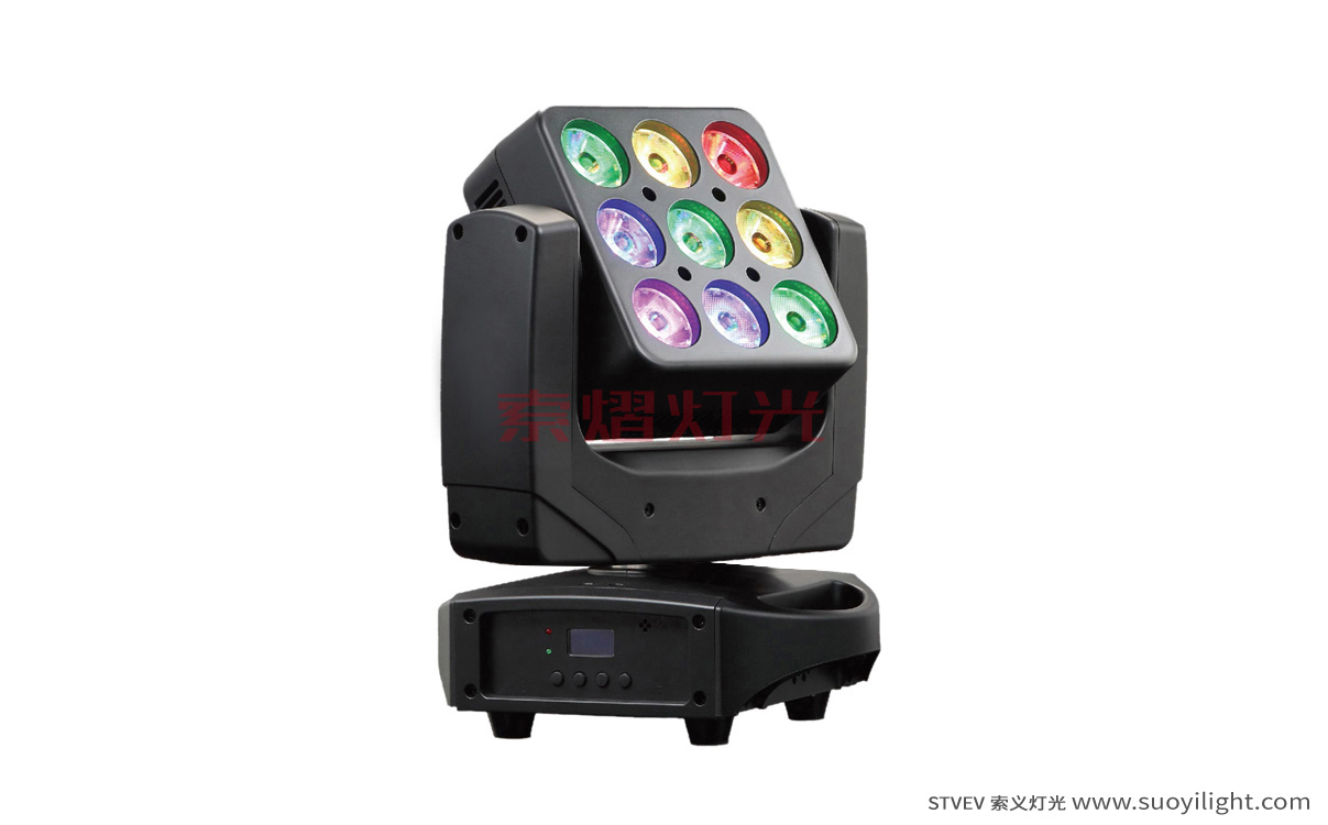 Poland9pcs Matrix LED Moving Head Light